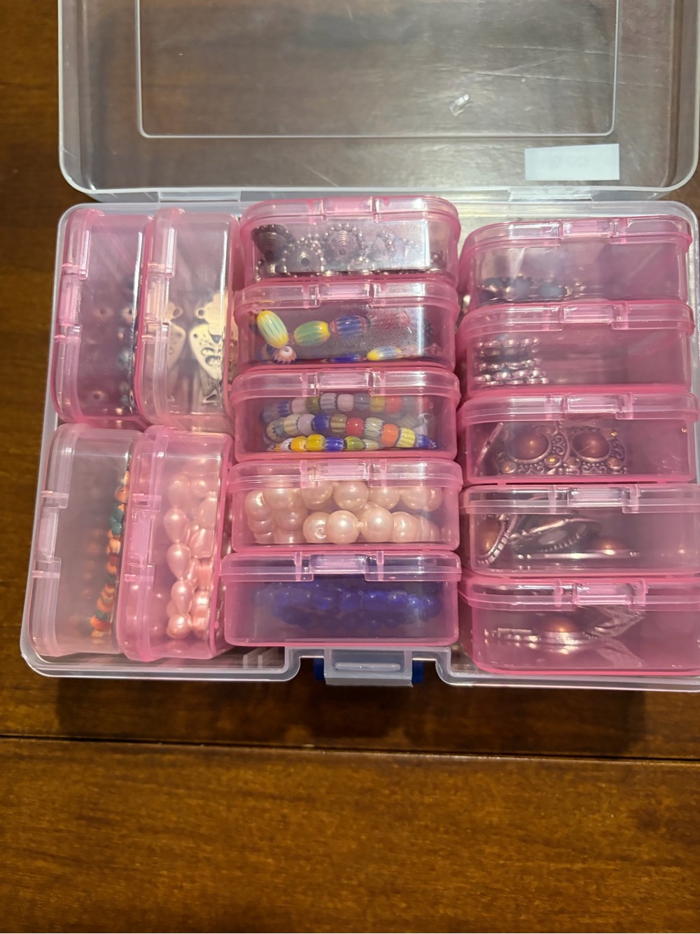 Storage box of mixed Jewelry Beads